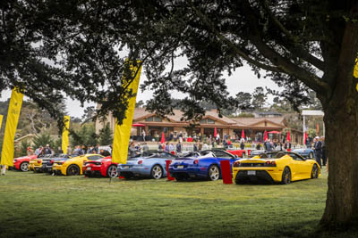 TRIBUTE TO FERRARI SPIDERS PEBBLE BEACH 2018